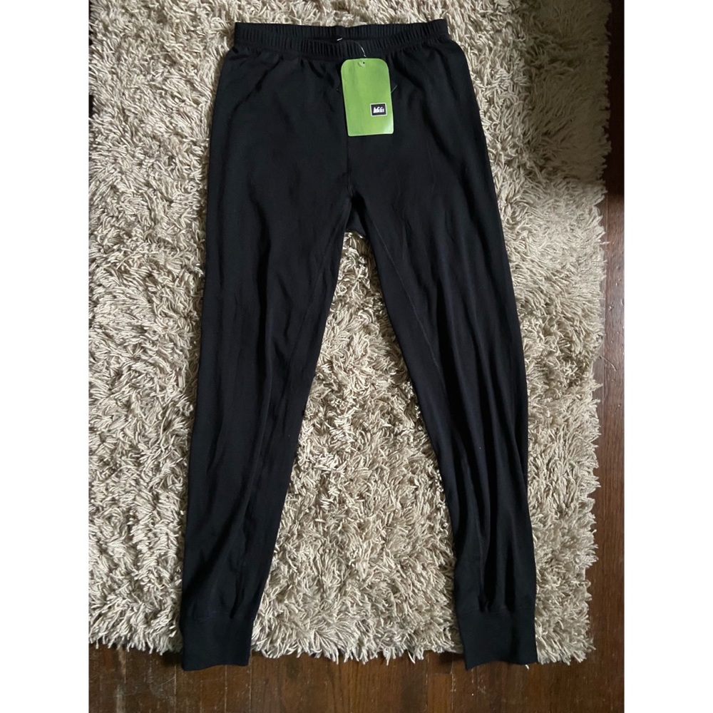 REI kids black base layer